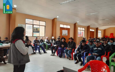 Participación de LIDER en la Cumbre Provincial Productiva del Agua y Cambio Climático, desarrollada en el municipio de Villa Serrano